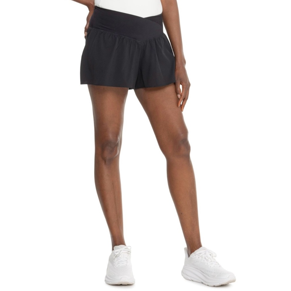 90 Degree By Reflex Women's Black Athletic Shorts - NWT